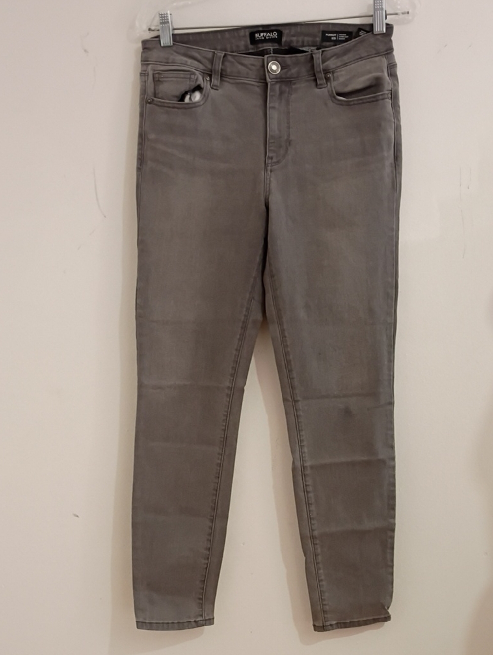 Buffalo David Bitton Women's Gray Skinny Jeans - Sleek Mid-Rise